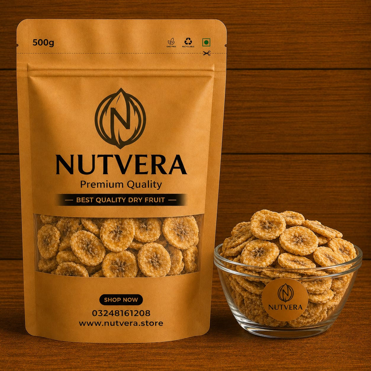 Premium Dried Banana Slices