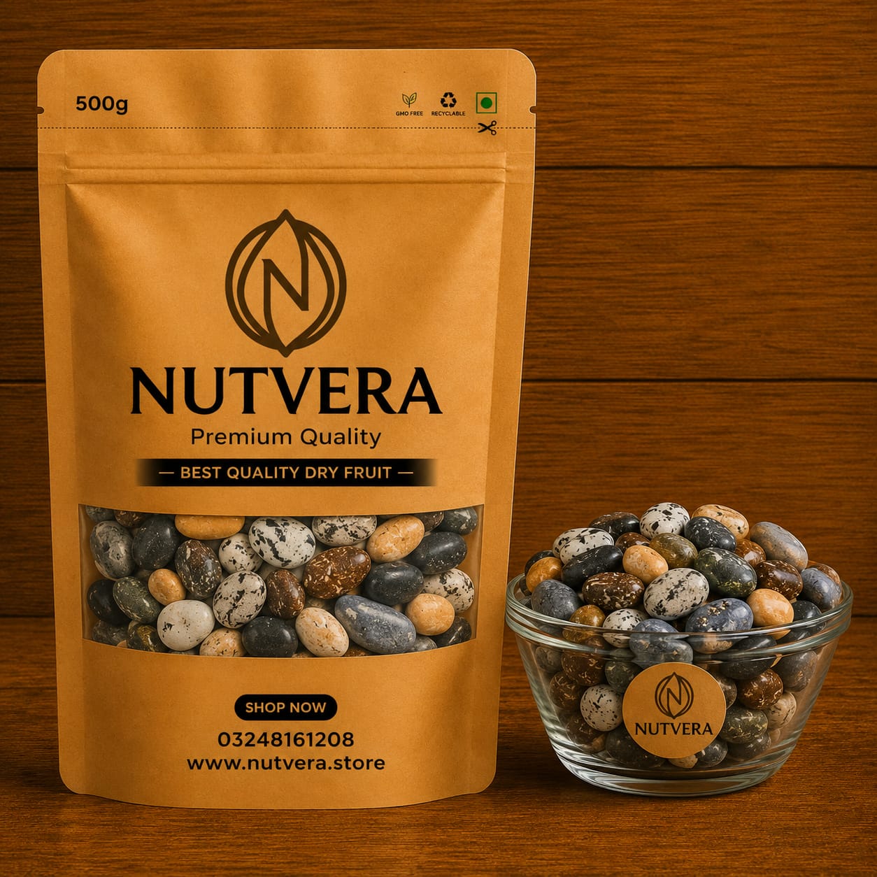 Nutvera Stone Chocolate (Candy-Coated Chocolate Pebbles)